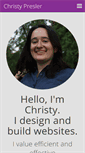 Mobile Screenshot of christypresler.com